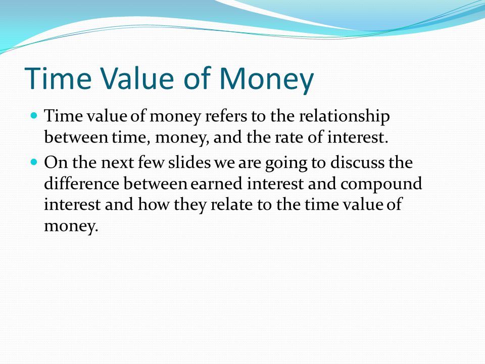 Investment time value of money essay